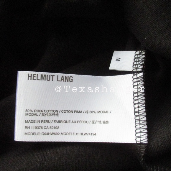 NWT Helmut Lang Long Sleeved Dress M Medium Black - Picture 9 of 11